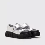 Sepatu Achilla Mary Jane Sneakers Perak Terbaik untuk Gaya Elegan